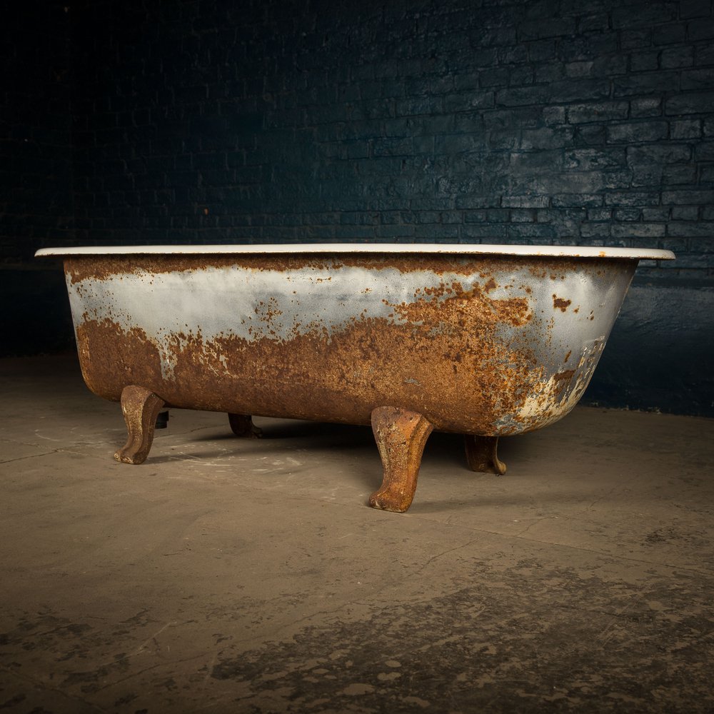 Roll Top Bath, Reclaimed, Cast Iron