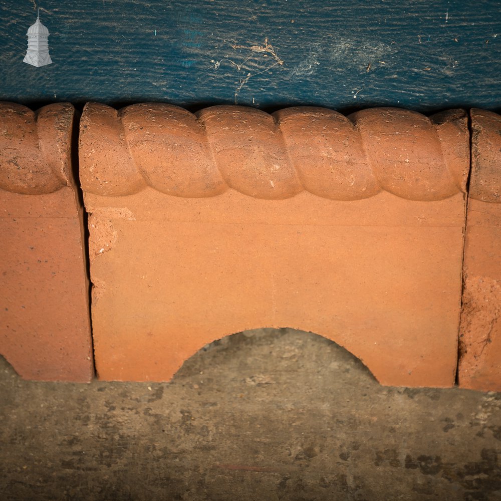 Terracotta Rope Top Garden Edging Tiles, 22 Linear Metres