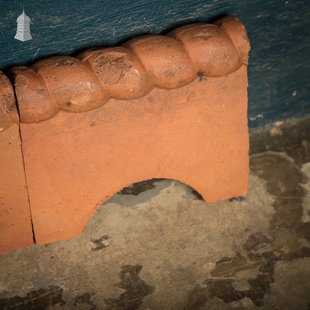 Terracotta Rope Top Garden Edging Tiles, 22 Linear Metres