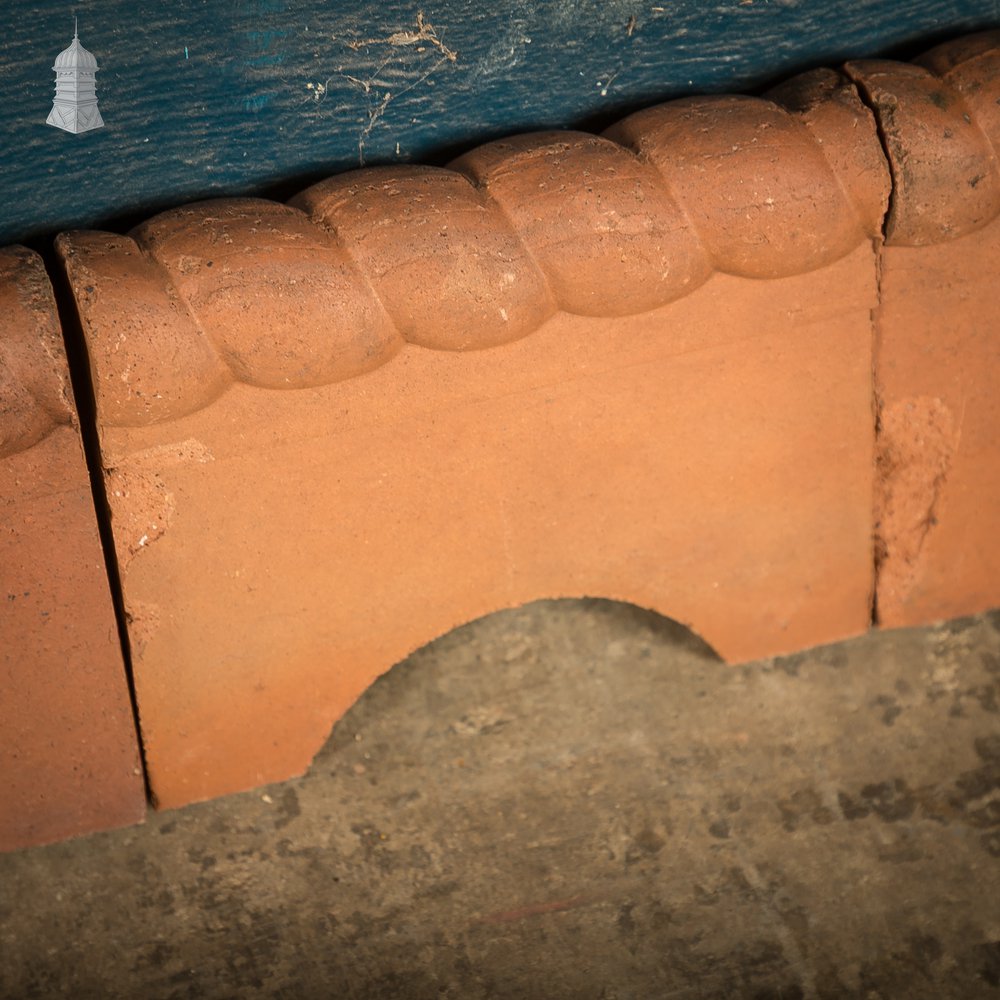 Terracotta Rope Top Garden Edging Tiles, 22 Linear Metres