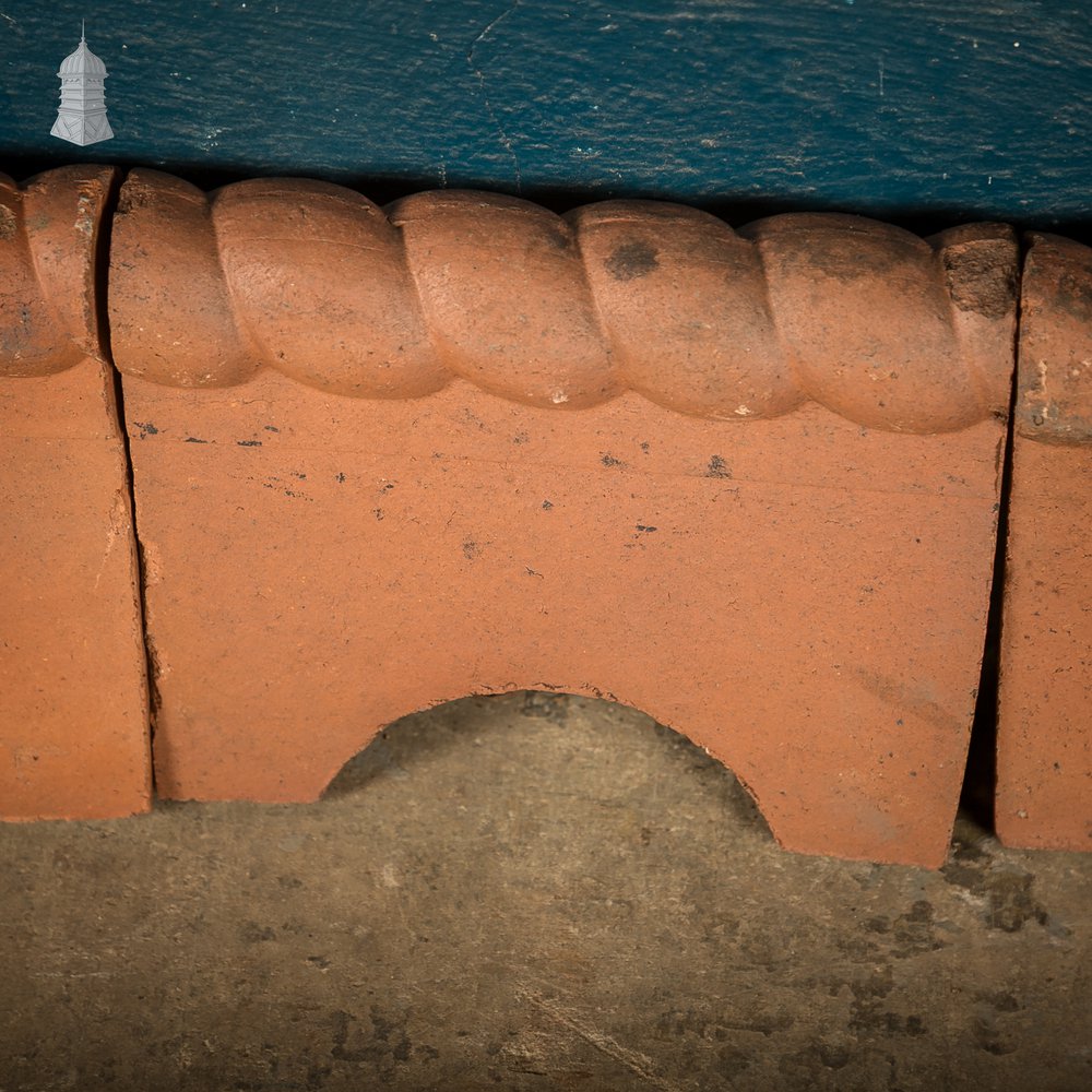Terracotta Rope Top Garden Edging Tiles, 22 Linear Metres