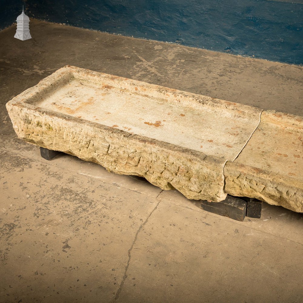 Long Shallow Stone Trough
