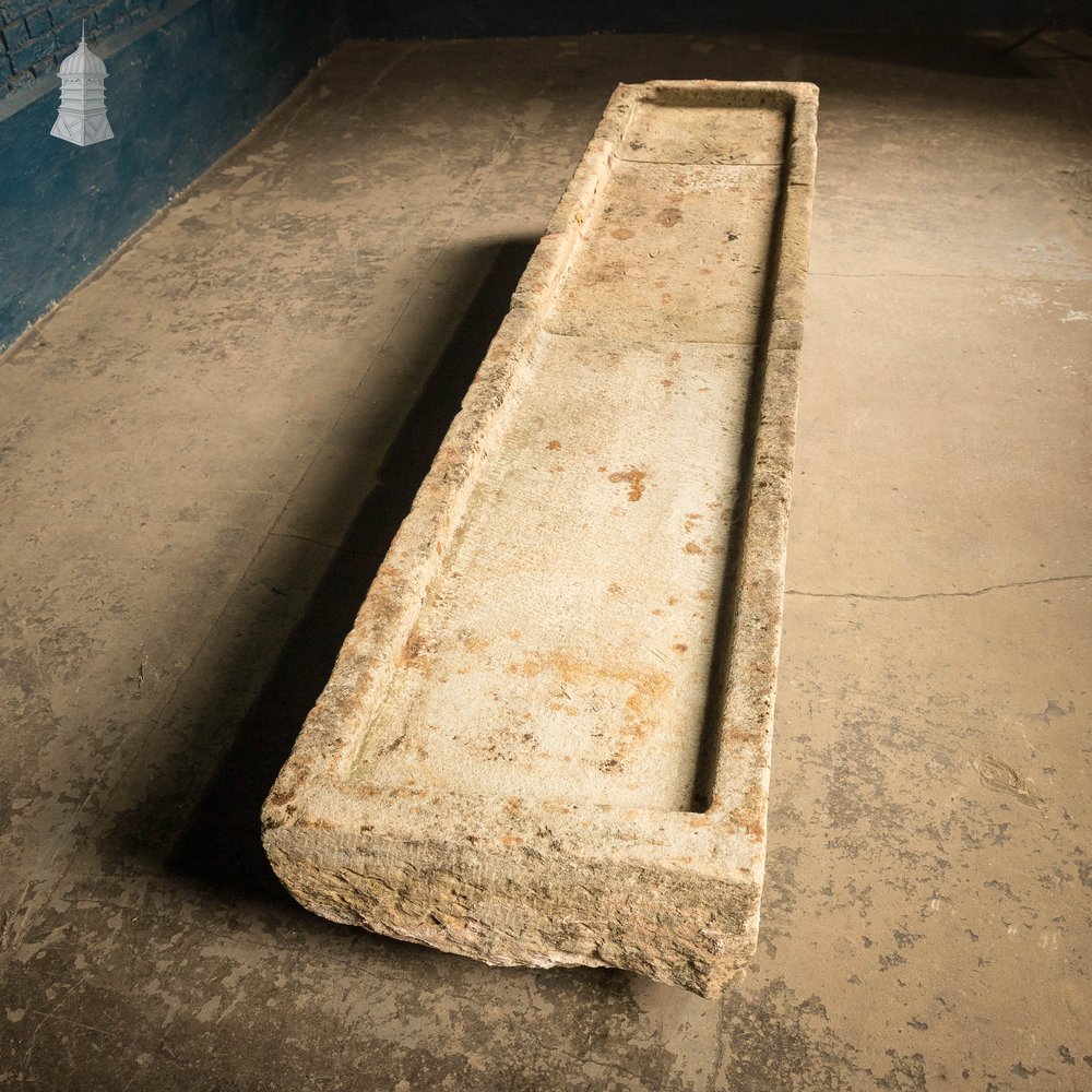 Long Shallow Stone Trough