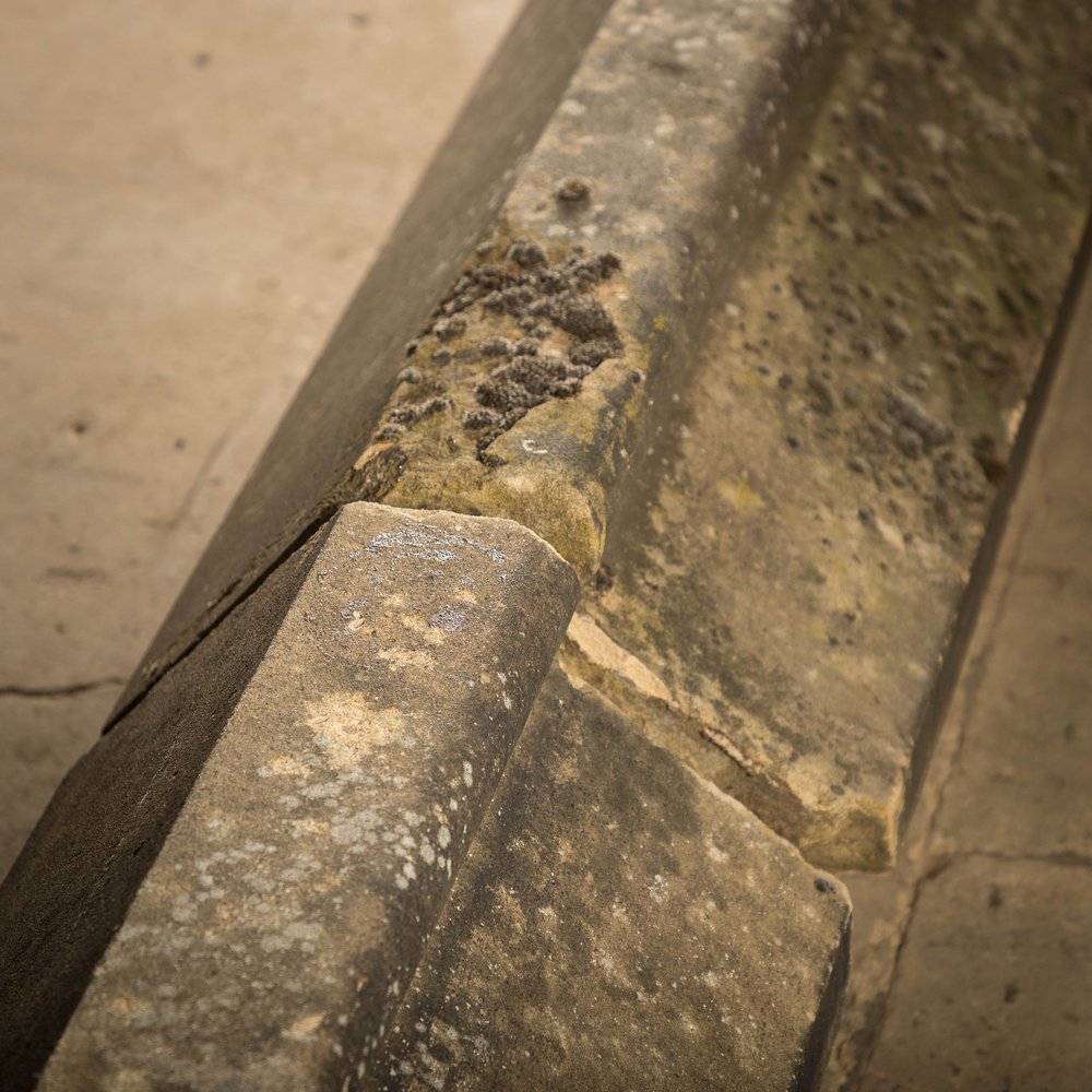 Reclaimed Wave Copings – Set of Three - A 2.8m Run