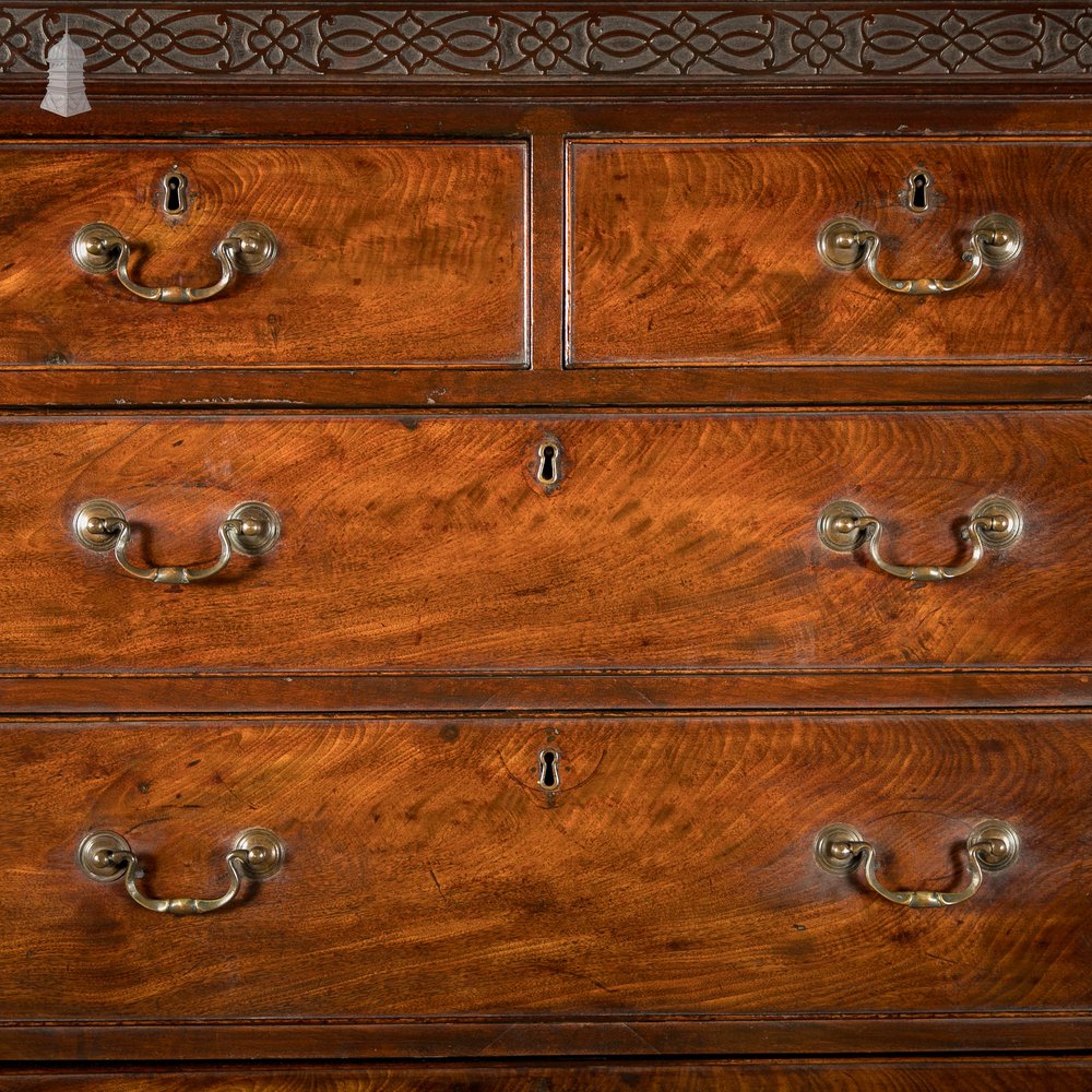 Mahogany Chest on Chest, 18th C Georgian