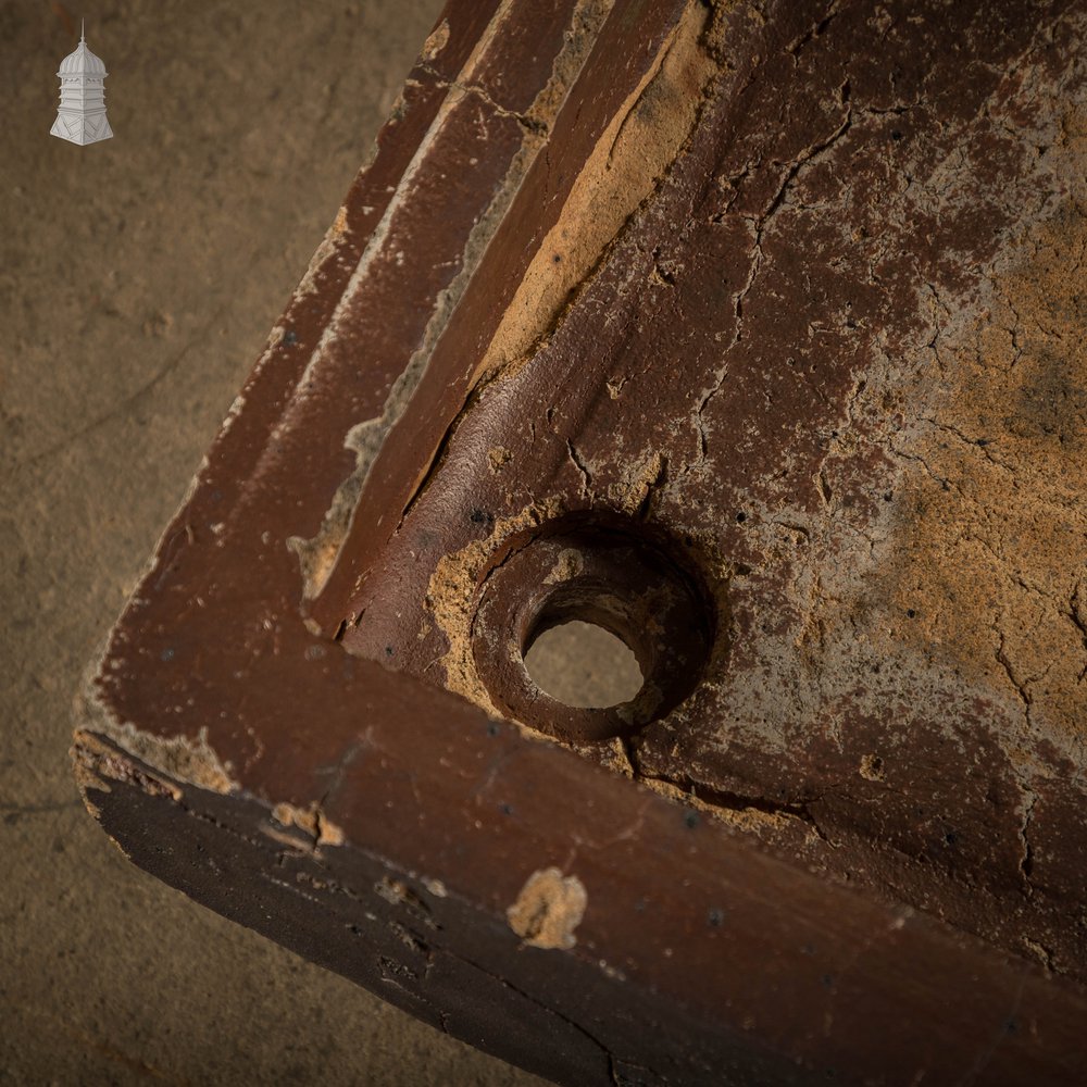Worn Trough Sink, Weathered Glazed Planter