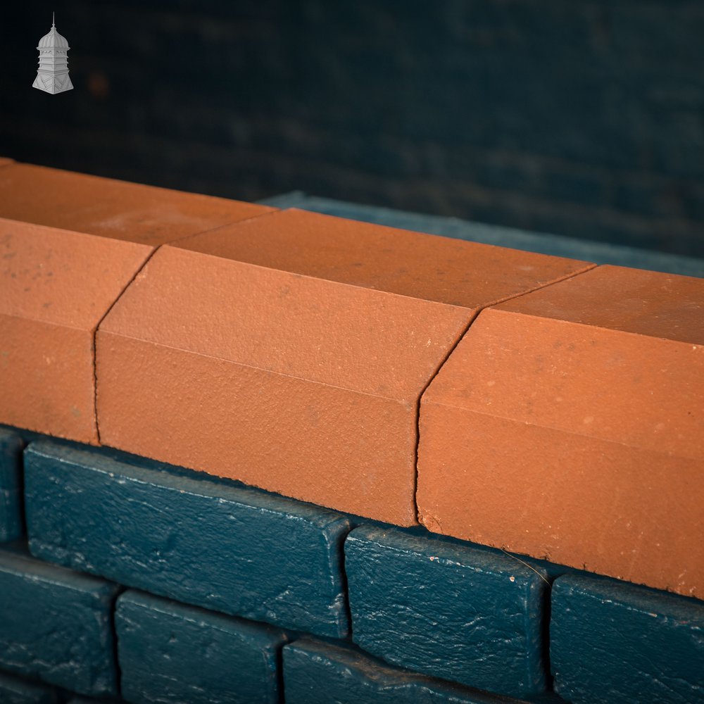 Red Saddleback Wall Cappings / Copings - A run of 4M