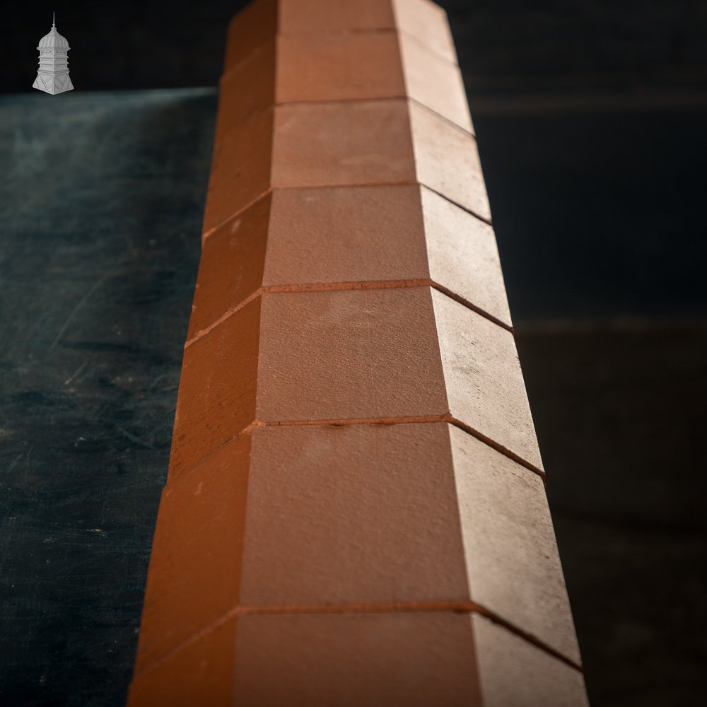 Red Saddleback Wall Cappings / Copings - A run of 4M