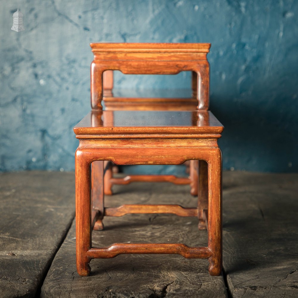 Oriental Multi-Tiered Hardwood Display Stand