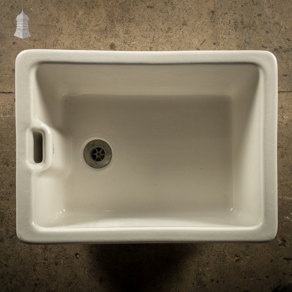 Belfast Butler Sink, Made by Twyfords with White Glazed Finish