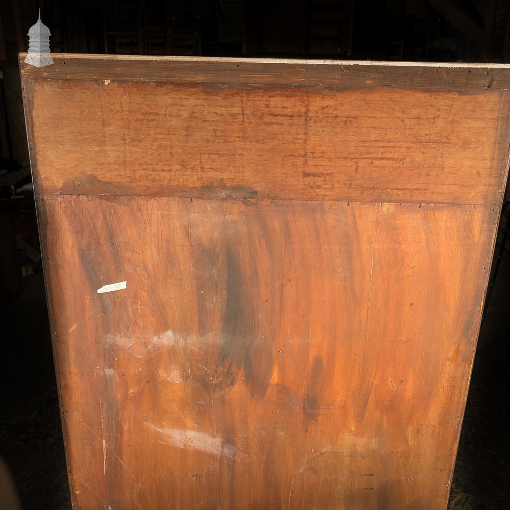 Tambour Front Cabinet, Mahogany and Oak Construction with internal pigeonhole shelving from a liner