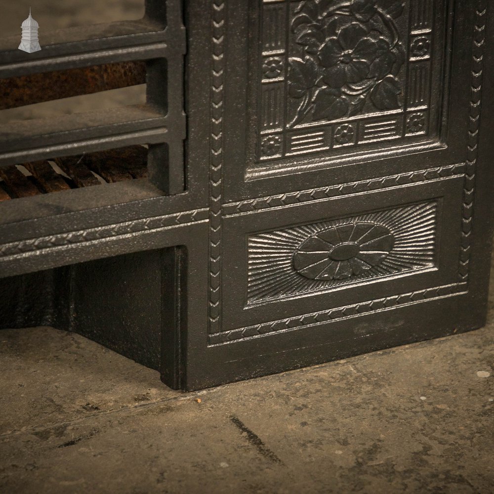 Fire Surround, Cast Iron Rose Detail