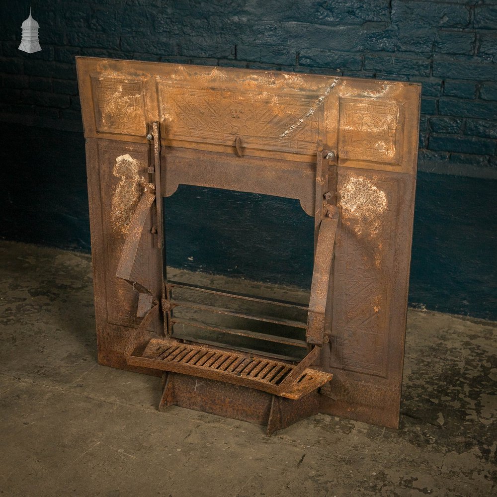 Fire Surround, Cast Iron Rose Detail