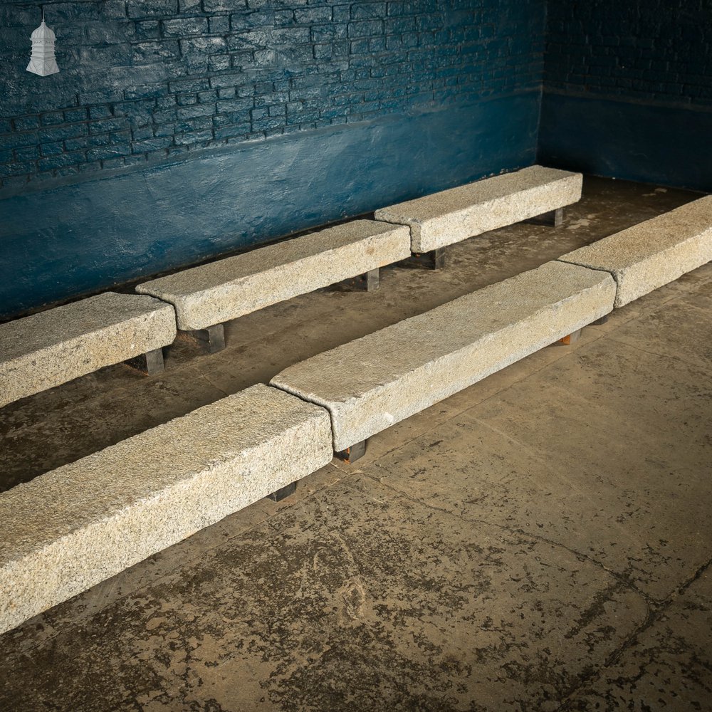 Granite Kerb Stones, Reclaimed Curb, Batch of 6 – A Run of 7.9 Meters