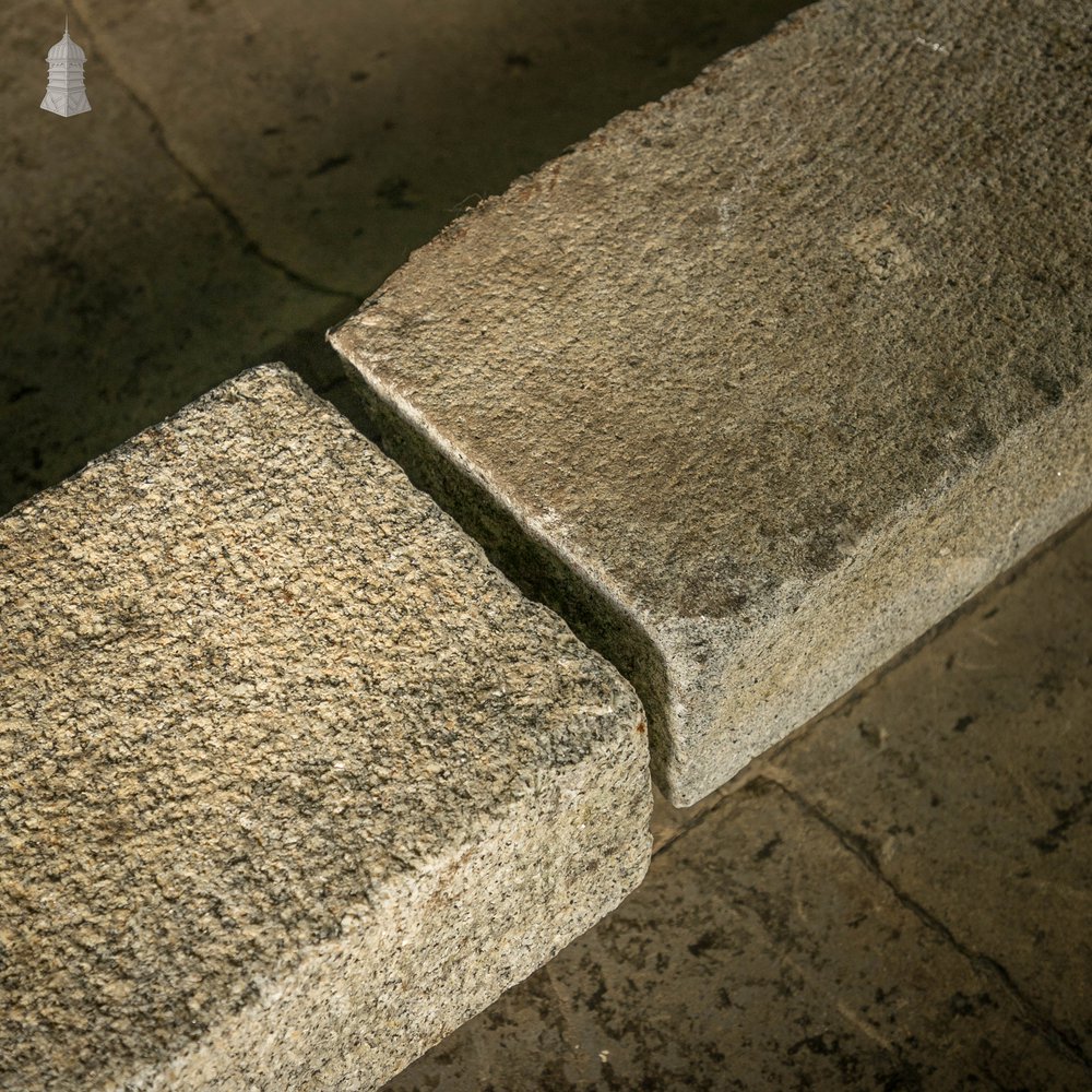 Granite Kerb Stones, Reclaimed Curb, Batch of 6 – A Run of 7.9 Meters