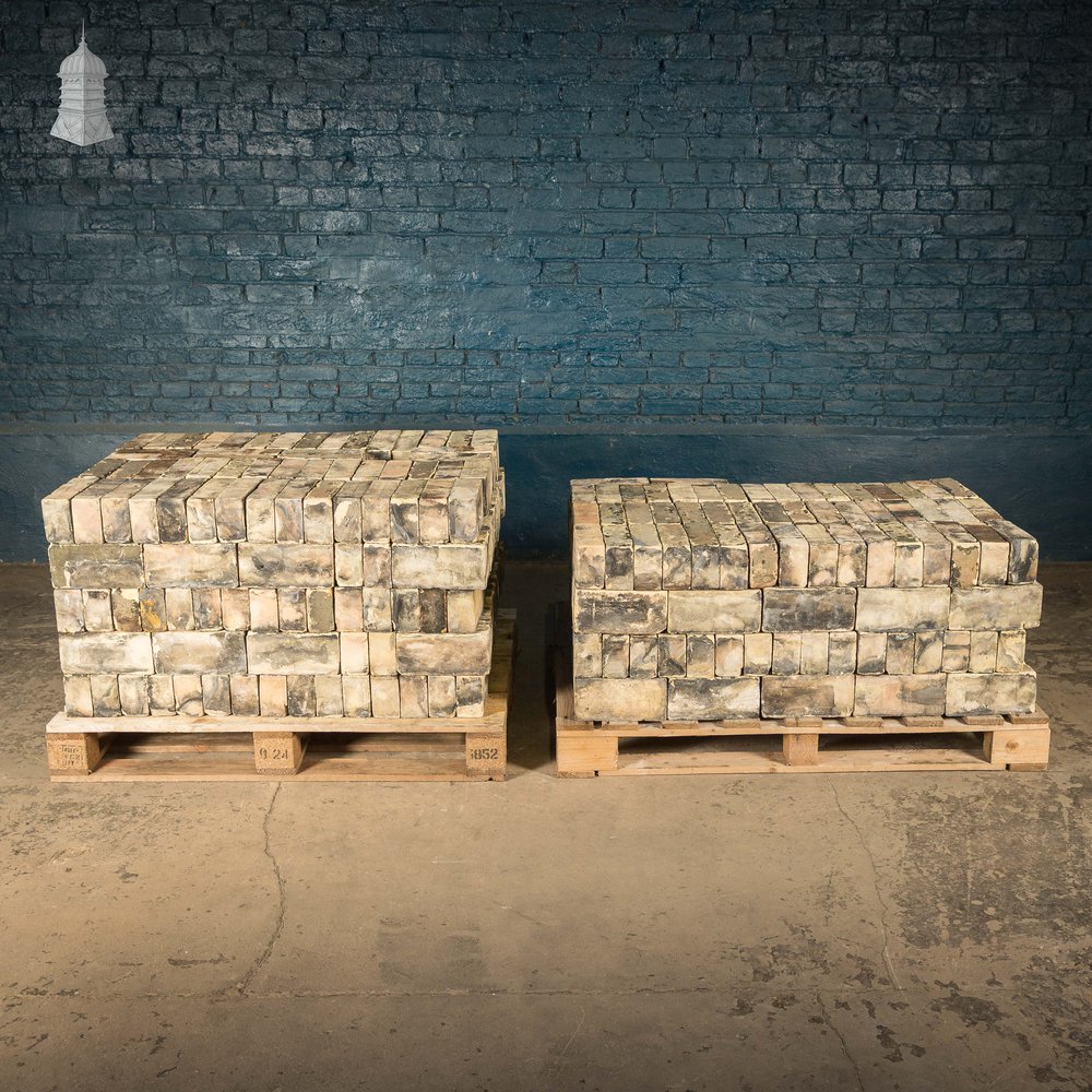 2.5" Buff Brick, Reclaimed, Batch of 526