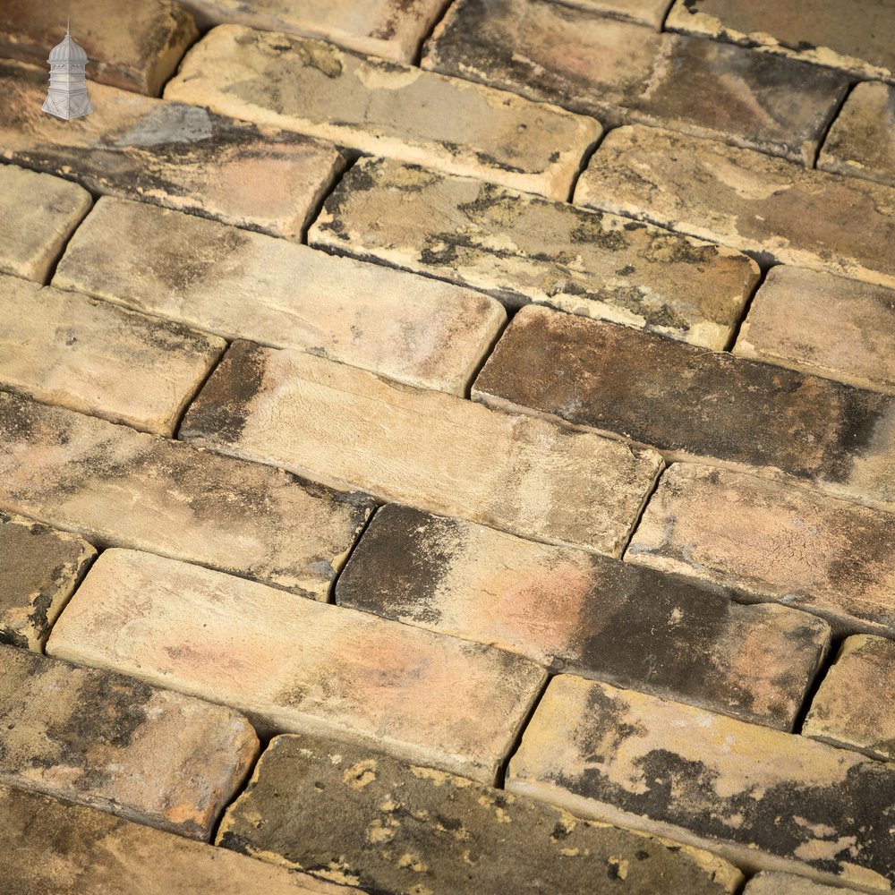 2.5" Buff Brick, Reclaimed, Batch of 526