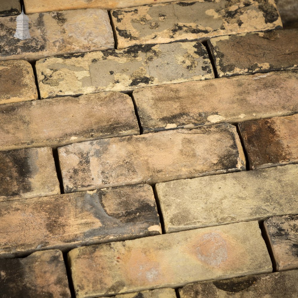 2.5" Buff Brick, Reclaimed, Batch of 526