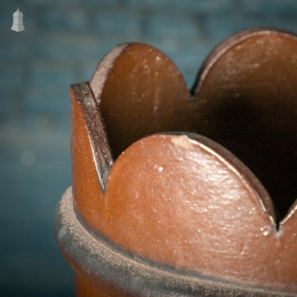 Large Chimney Pot, Salt Glaze