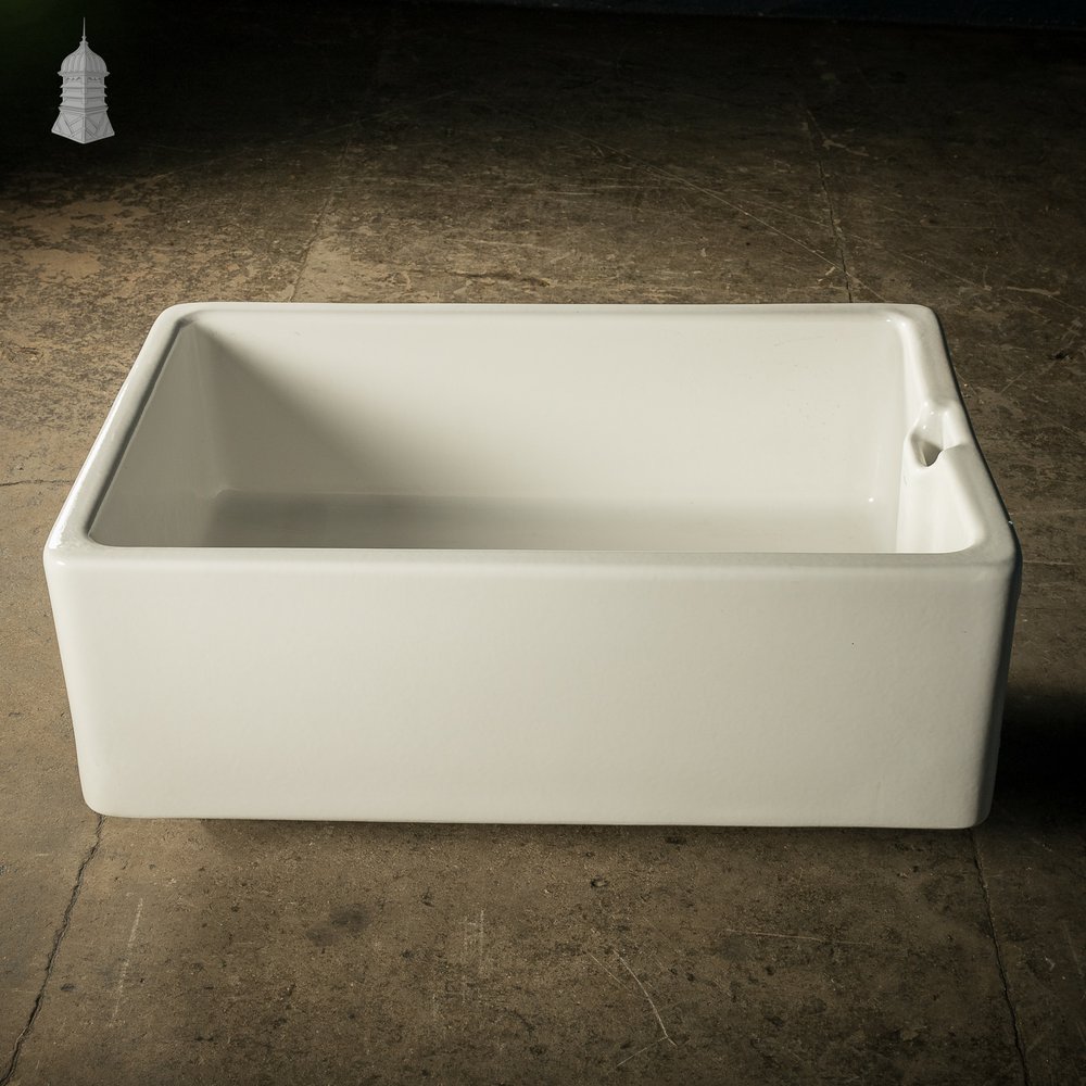 Belfast Butler Sink, 3ft Long White Glazed made by Twyfords