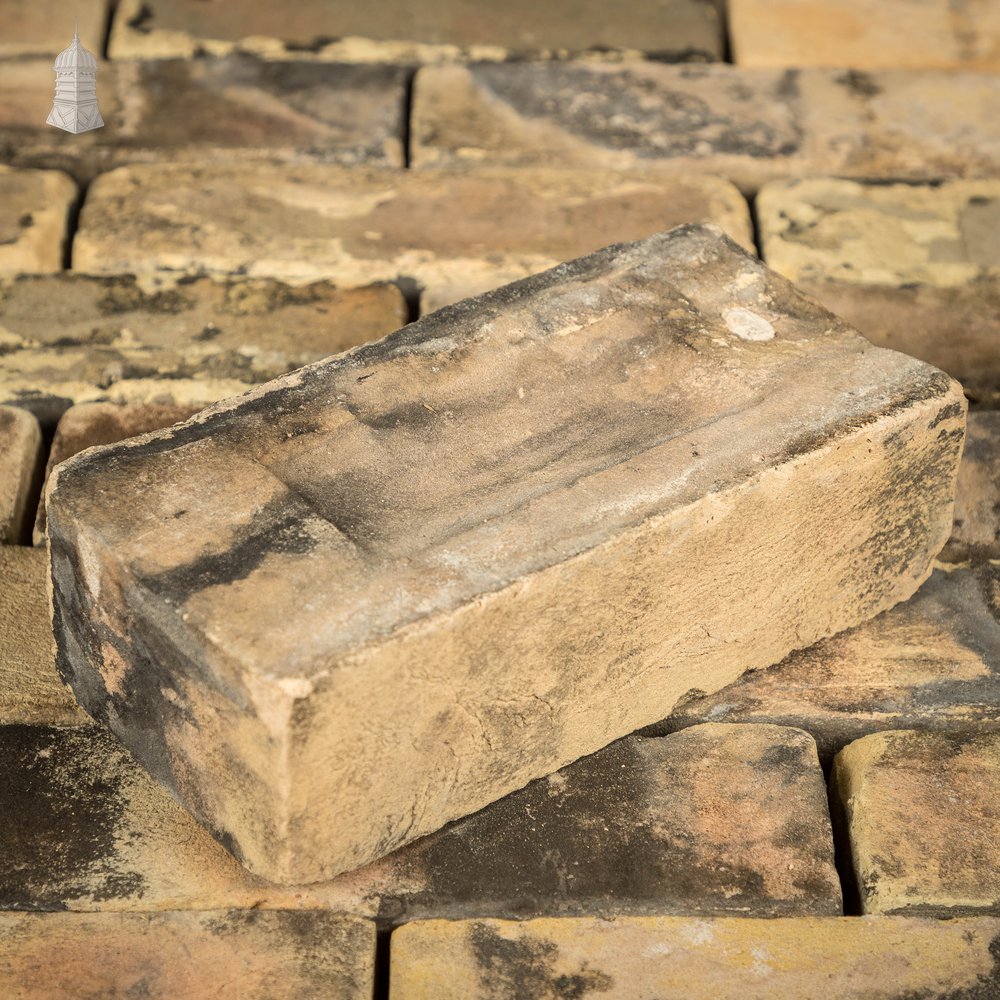 2.5" Buff Brick, Reclaimed, Batch of 526
