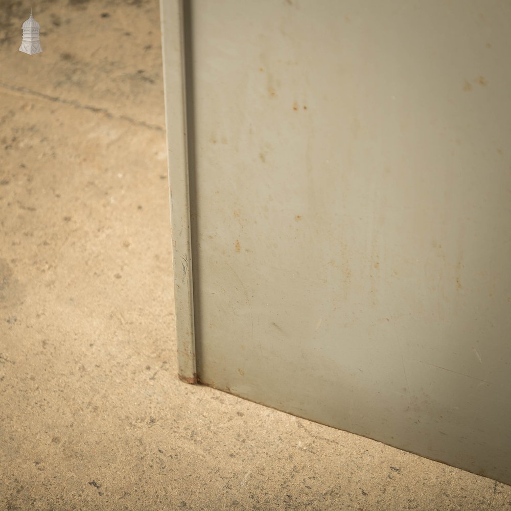 Industrial Shelf Cabinet, With Sliding Glass Doors