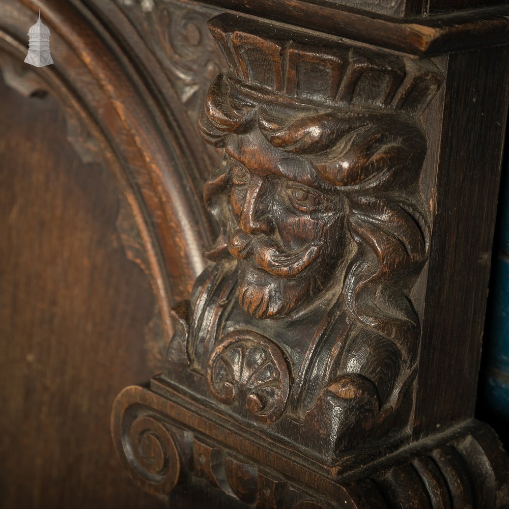 Overmantel Paneling, 17th C Carved Oak