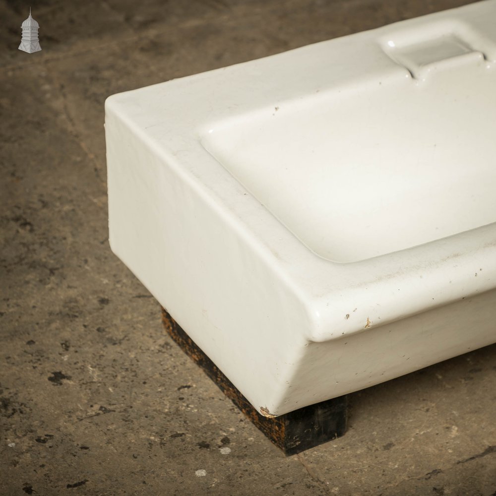 White Trough Sink