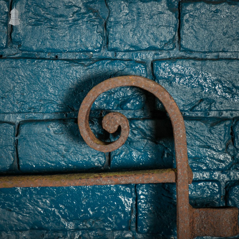 Wrought Iron Gate, 9ft Georgian Driveway Gate with Scroll Detail