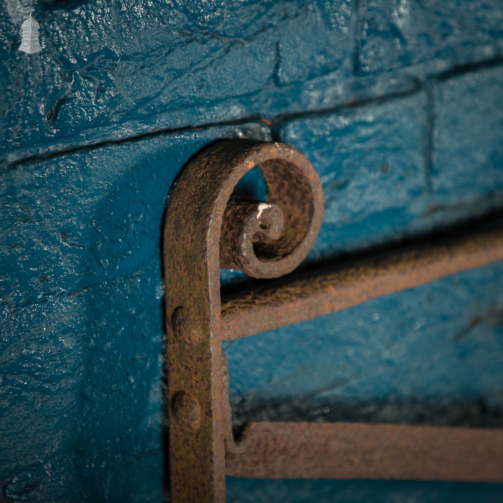 Wrought Iron Gate, 9ft Georgian Driveway Gate with Scroll Detail