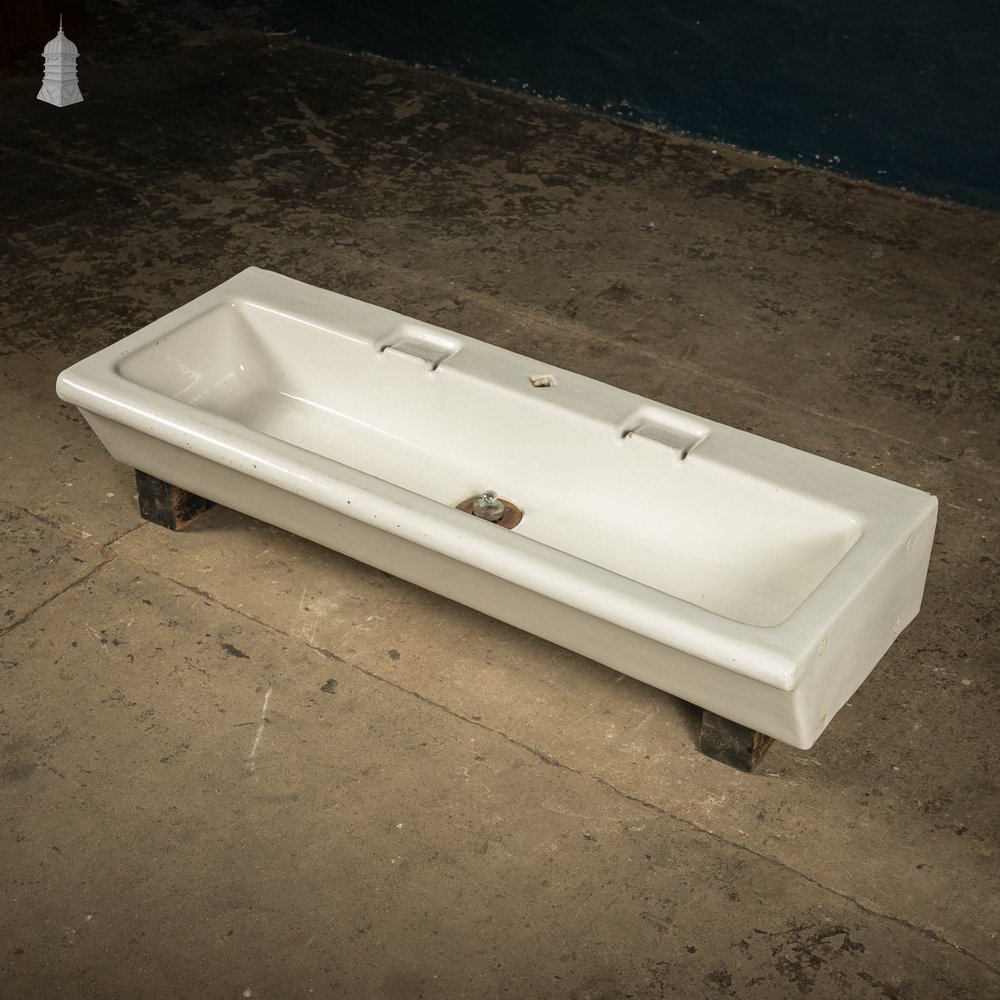 White Trough Sink