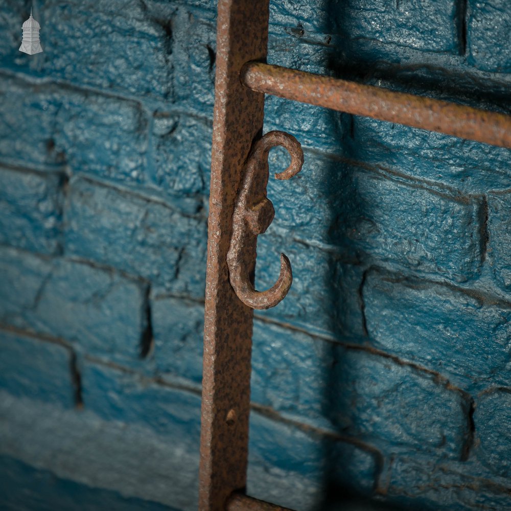 Wrought Iron Gate, 9ft Georgian Driveway Gate with Scroll Detail