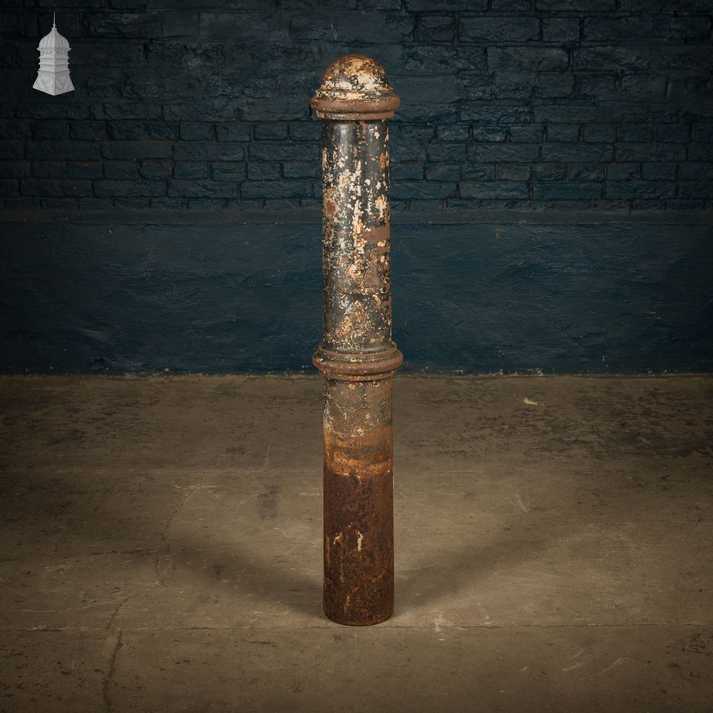 'Cannon' Street Bollard, Reclaimed Cast Iron Bollard.