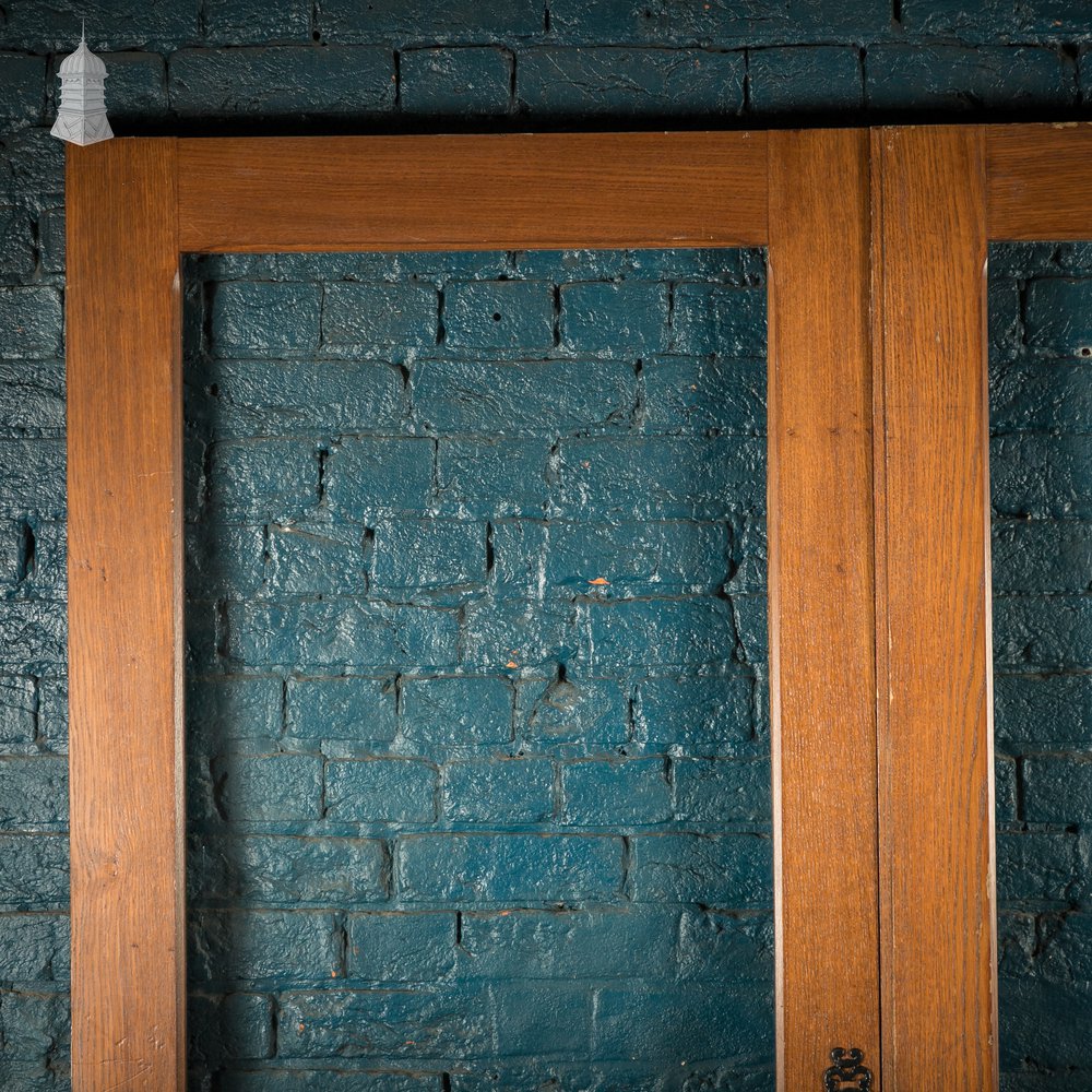 Glazed Oak Double Doors, Reclaimed