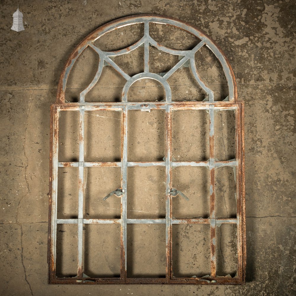 Arch Top Window, Metal Frame