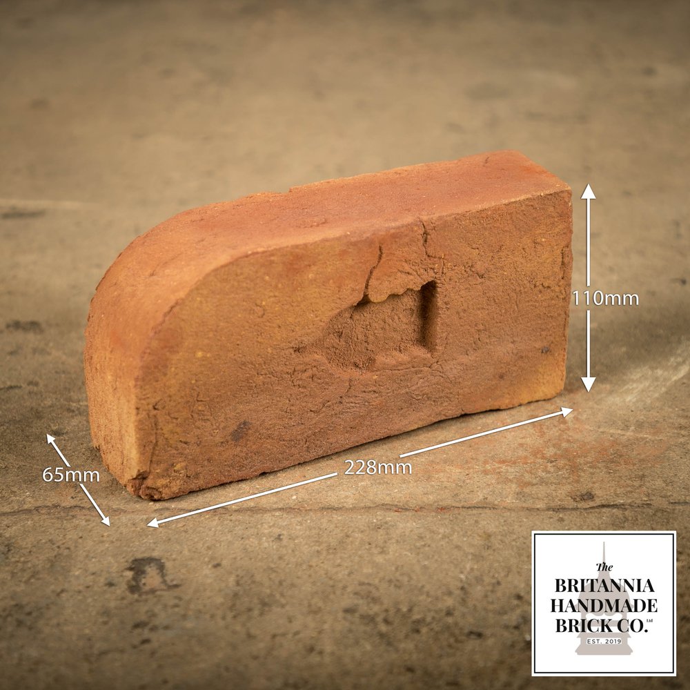 Handmade ‘BRITANNIA’ Bull Nose Bricks Copings