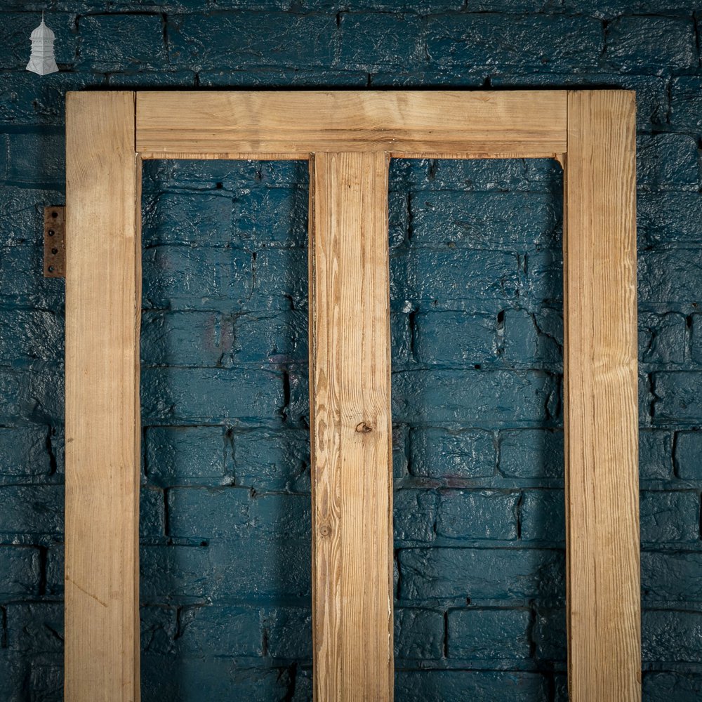 Half Glazed Door, 4 Panel Pine with Indent Details