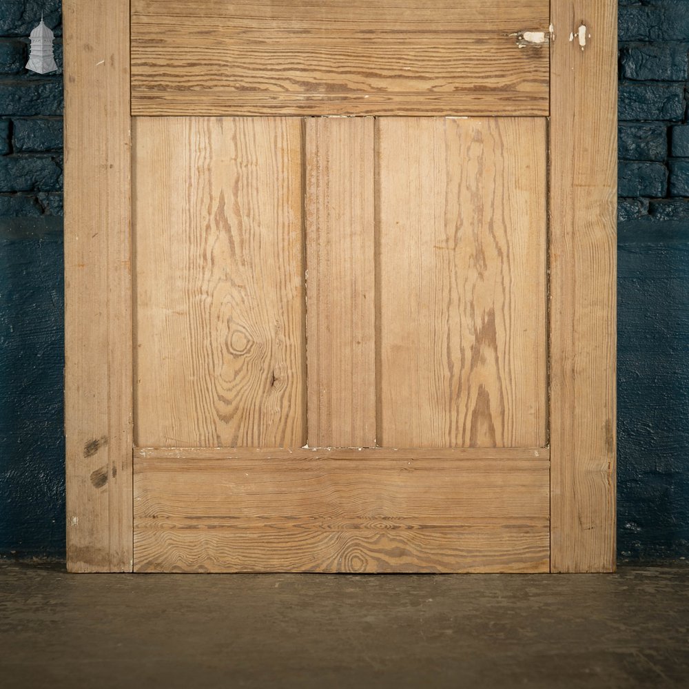 Half Glazed Door, 4 Panel Pine with Indent Details