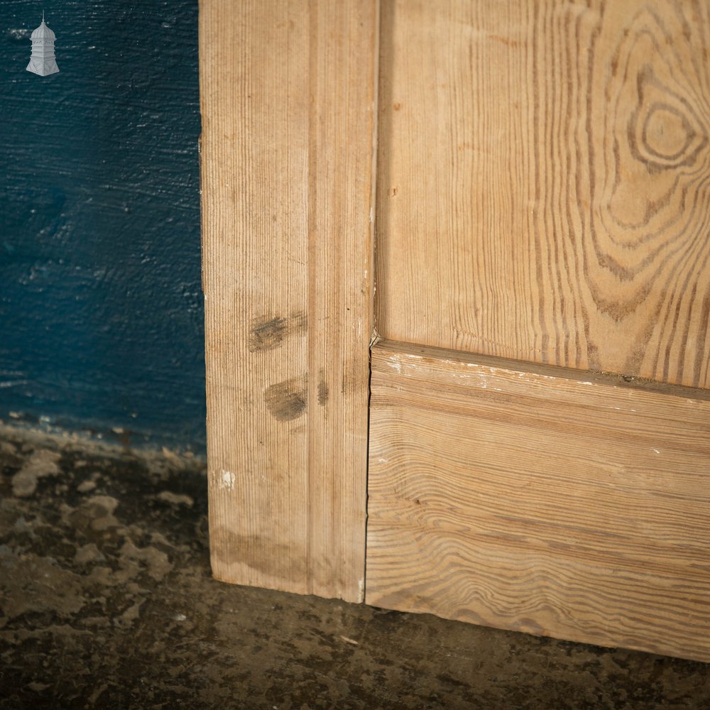 Half Glazed Door, 4 Panel Pine with Indent Details