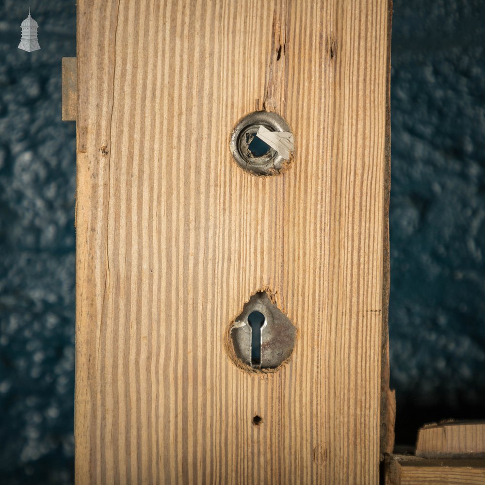 Half Glazed Door, 4 Panel Pine with Indent Details