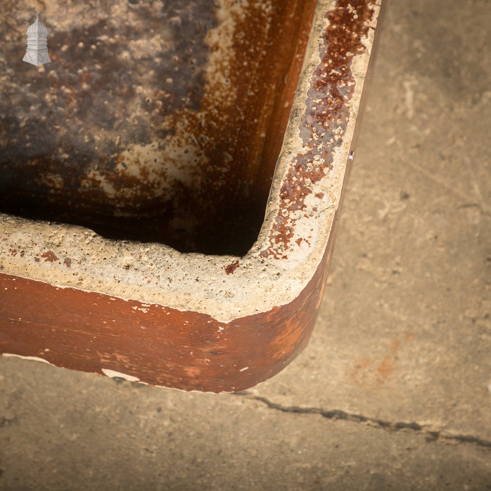 Shallow Trough Sink, Salt Glazed