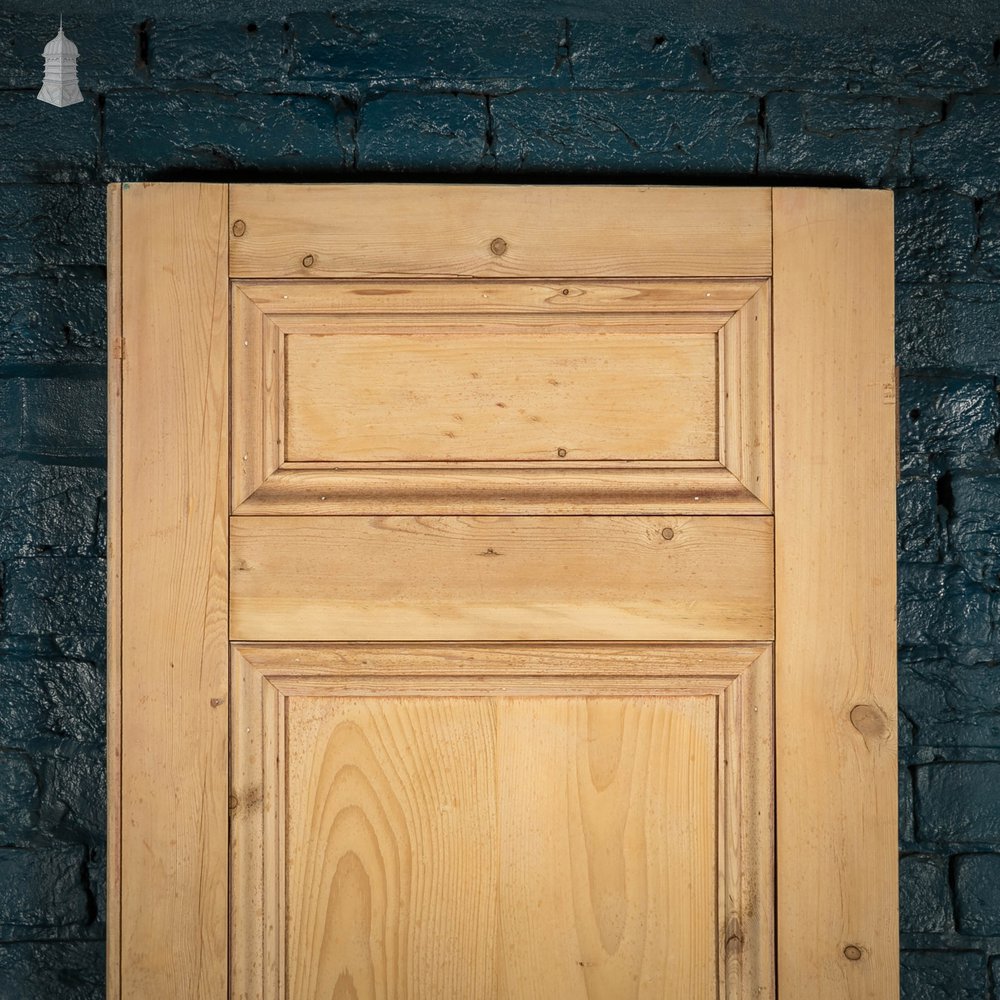 Pine Panelled Door, Victorian 3 Panel