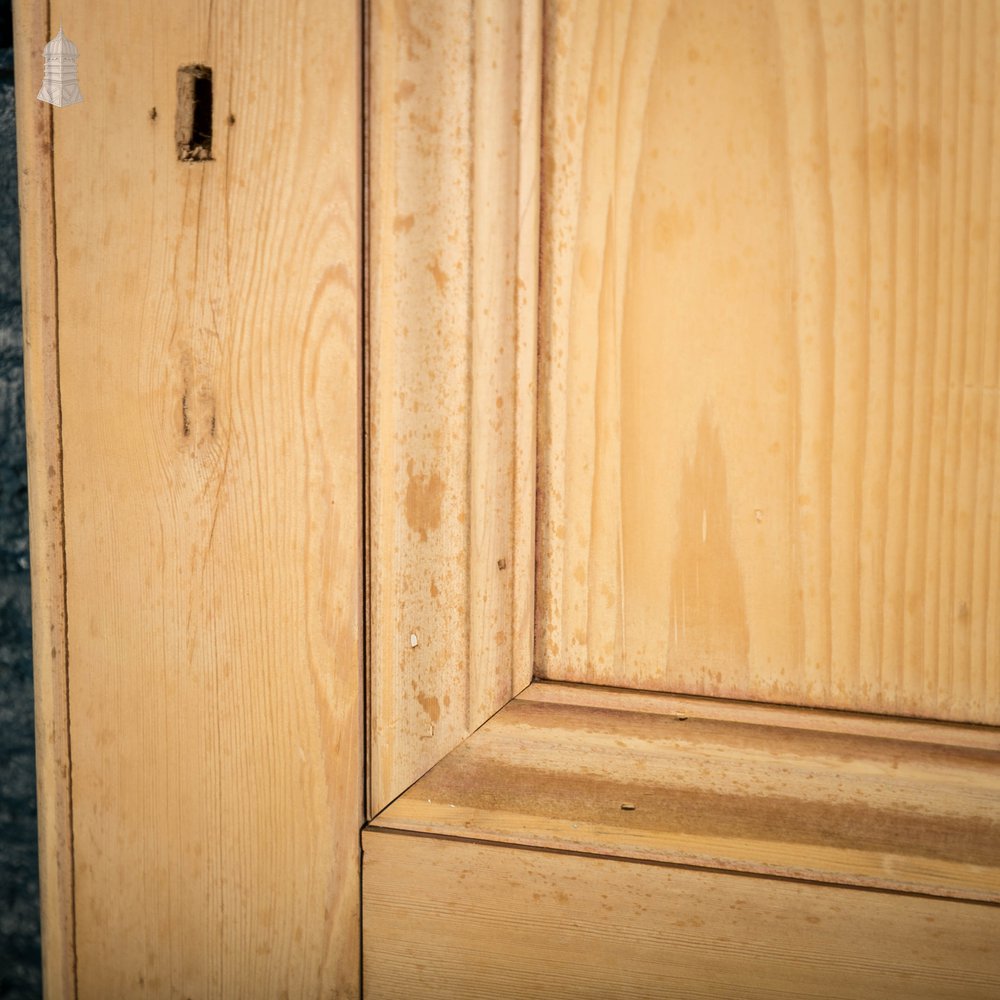 Pine Panelled Door, Victorian 3 Panel