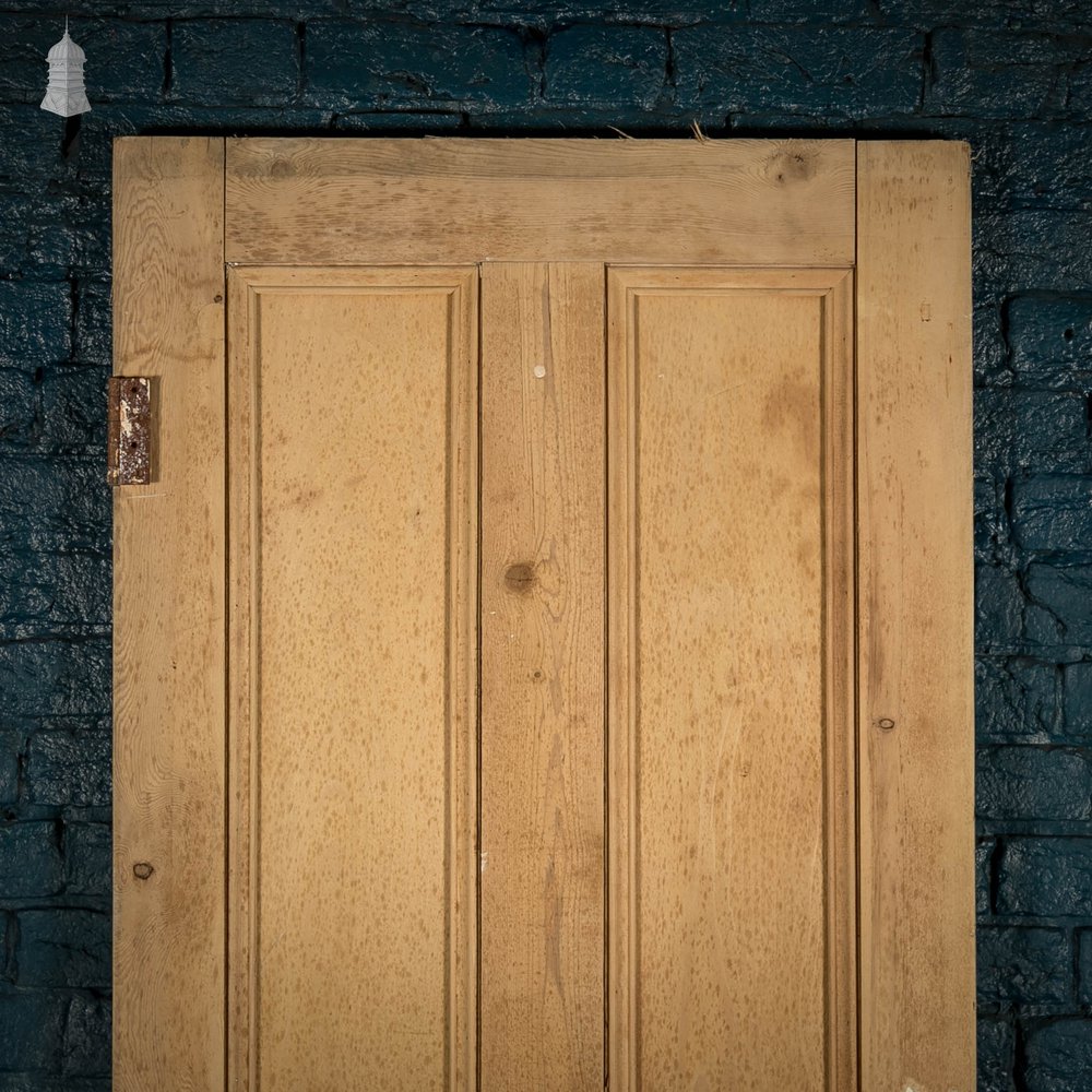 Pine Panelled Door, Victorian moulded 4 Panel