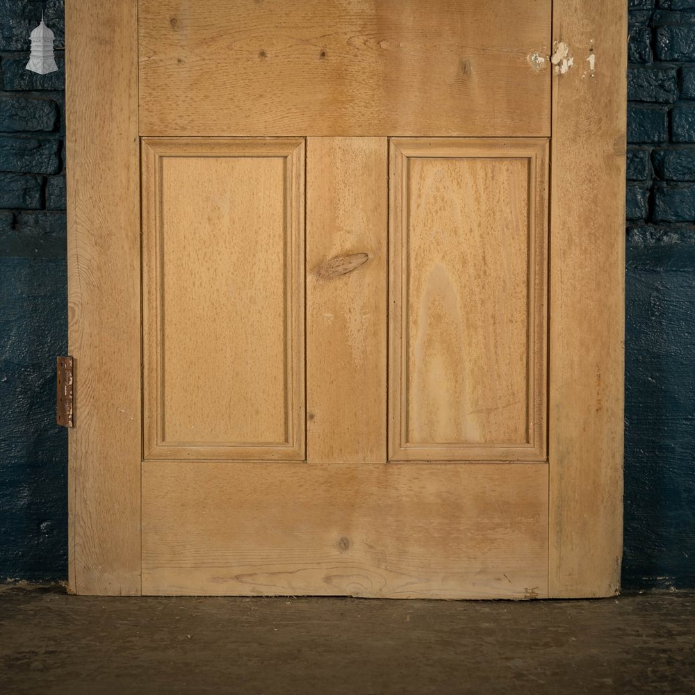 Pine Panelled Door, Victorian moulded 4 Panel