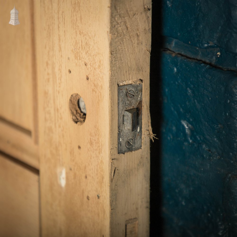 Pine Panelled Door, Victorian moulded 4 Panel