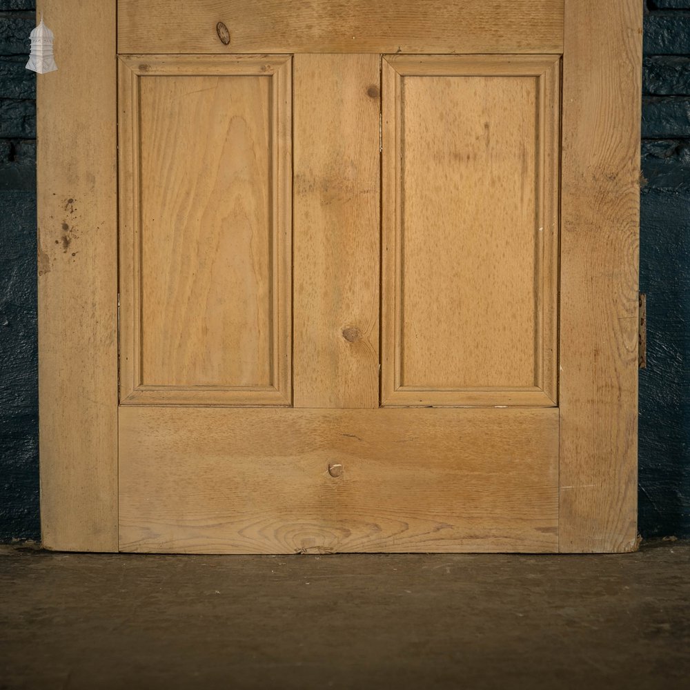 Pine Panelled Door, Victorian moulded 4 Panel