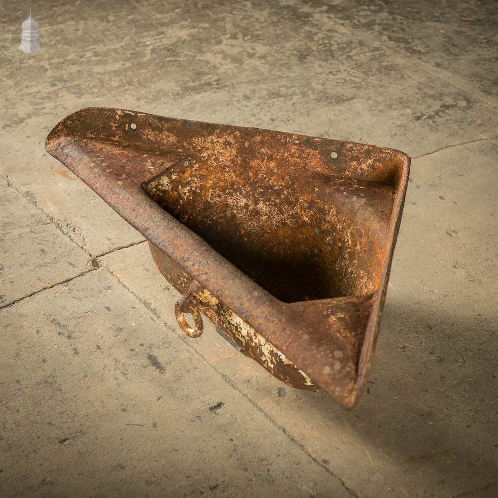 Equine Corner Trough, 19th C Cast Iron