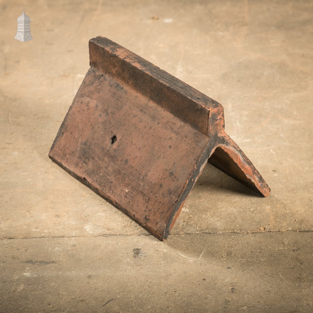 Capped Ridge Tiles, Batch of 18 - A Run of 5.5 Metres