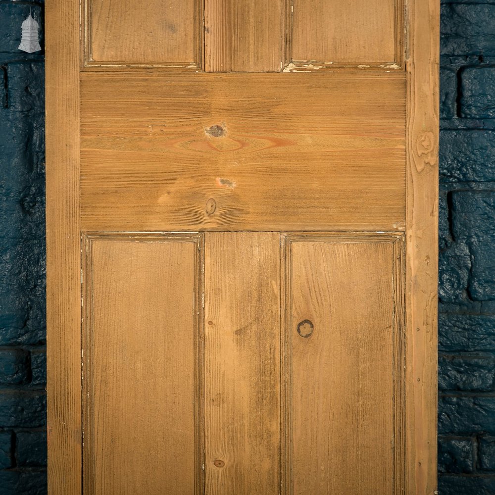 Pine Panelled Door, 4 Panel Victorian